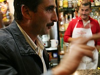 Sebastiano at Gasparino's bar Cristallo (Feb 2007)
